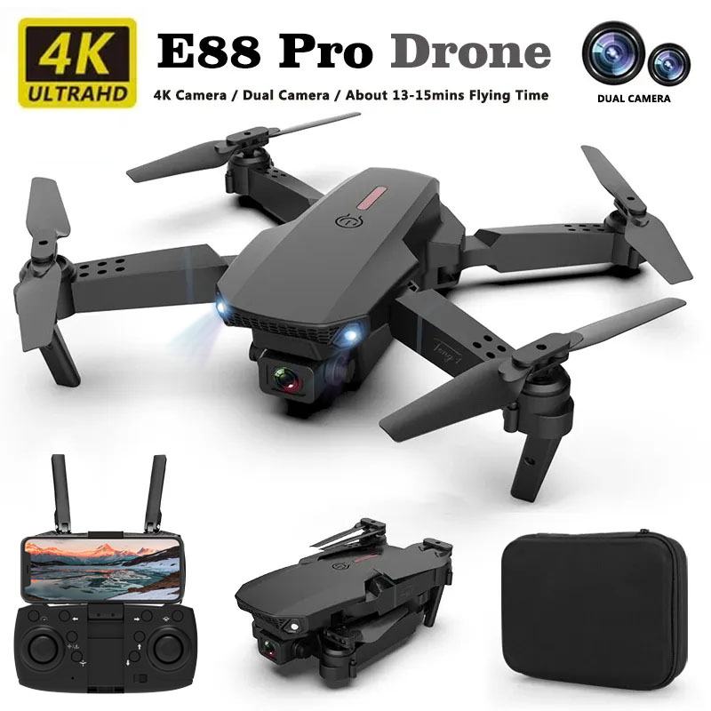 Drone Ae Rc - E88pro Drone professionnel Dron flux optique