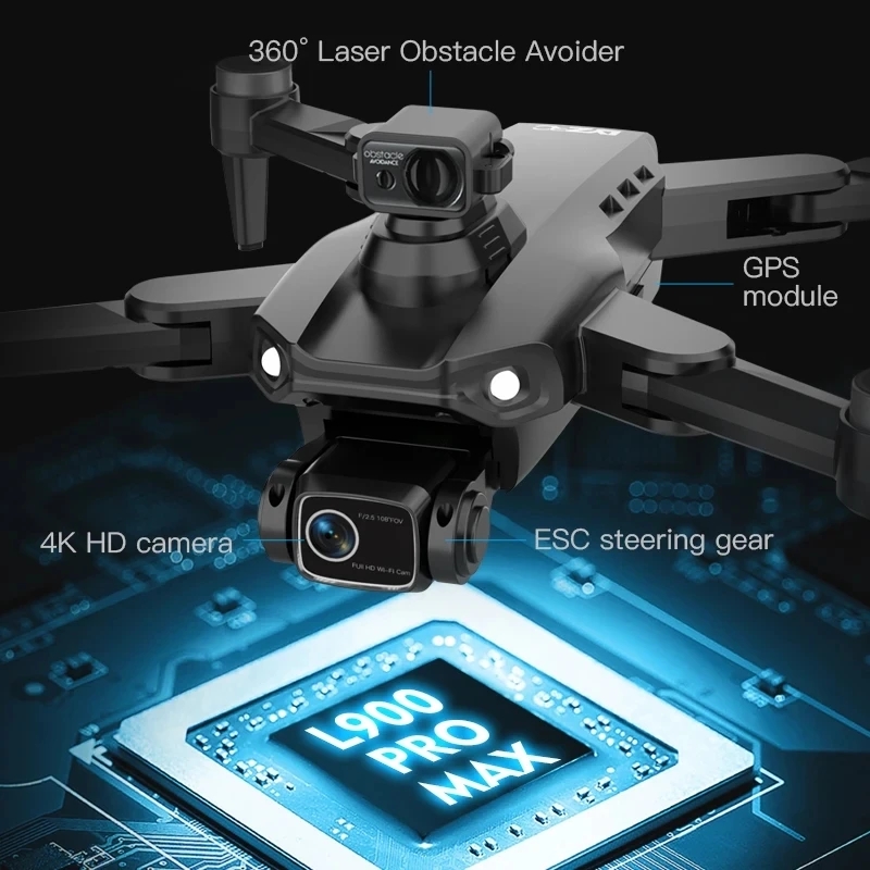 Drone GPS L900 Pro MAX 4K prof - Drone Ae Rc avis et prix