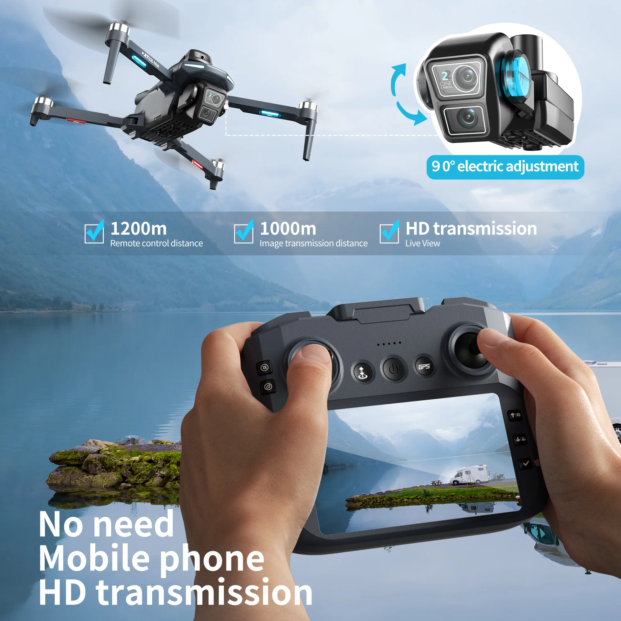 Drone Original XT606 Professio - Drone Ae Rc avis et prix