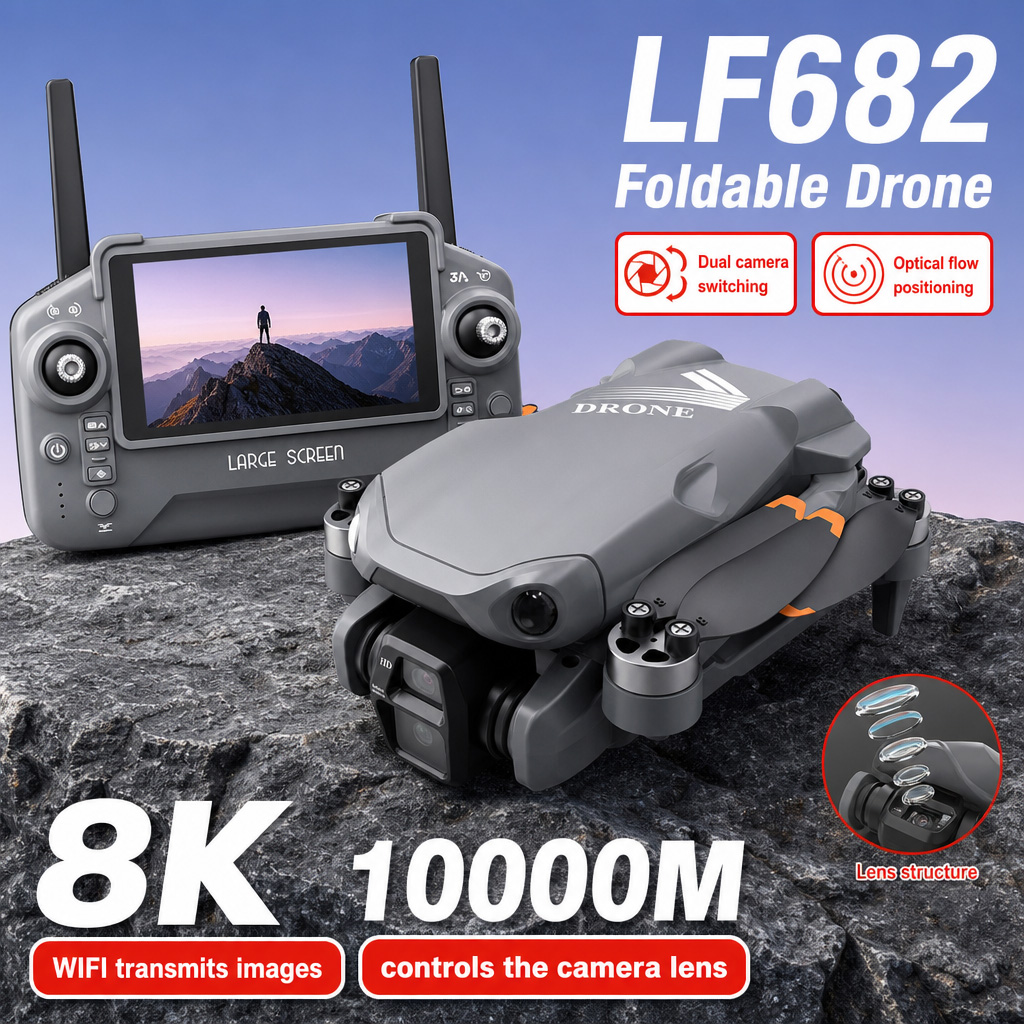 Drone photo aérien LF682 8K HD - Drone Dji Rc Pro avis et prix