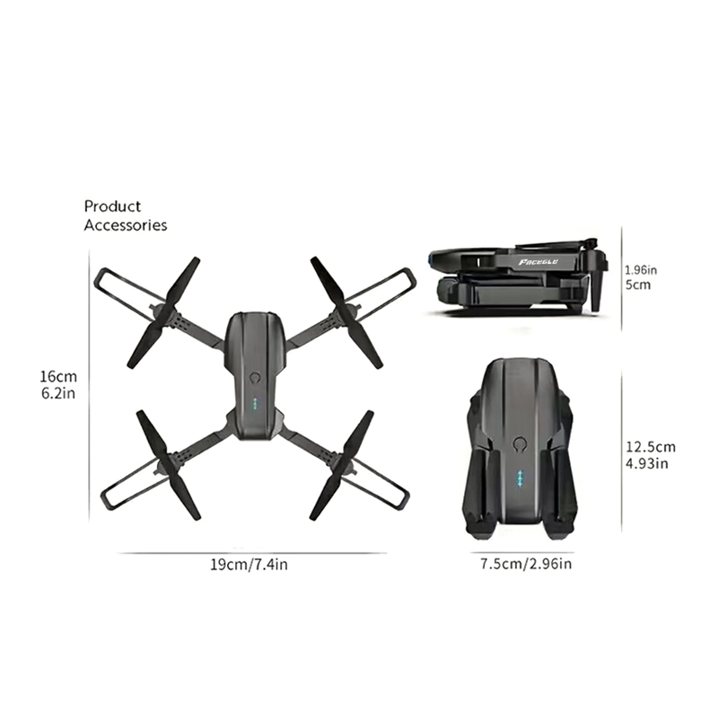 Drone RC pliable FACEGLE UAV E - Drone Ae Rc avis et prix